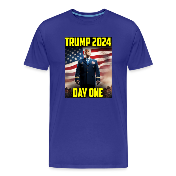 TRUMP: Day One Dictator - royal blue