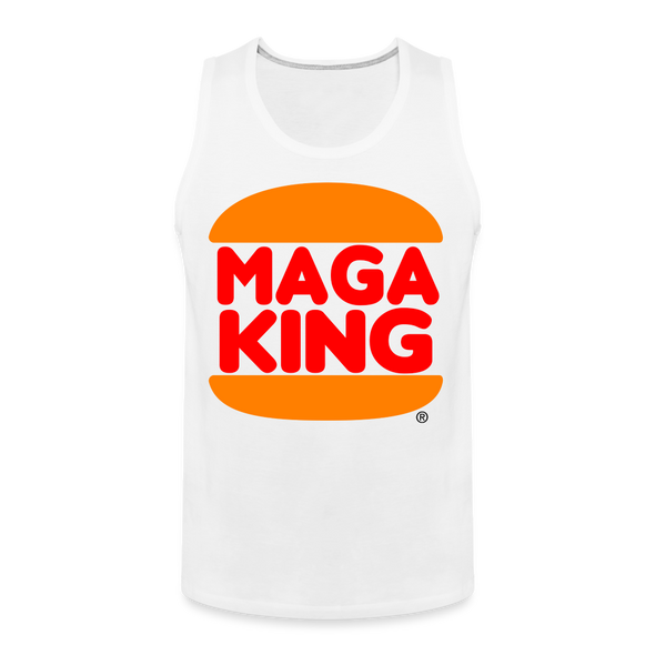 MAGA KING Men's Tank - white