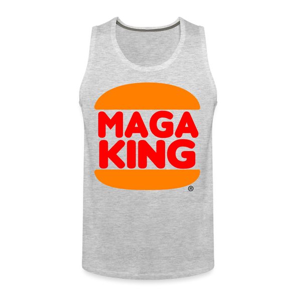 MAGA KING Men's Tank - heather gray