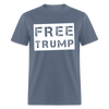 FREE TRUMP White Logo - denim