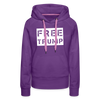 Women's Free Trump Hoodie - purple 