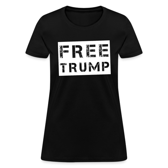 Women's FREE TRUMP Tee - black