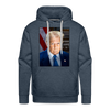 TRUMp Official Portrait Hoodie - heather denim