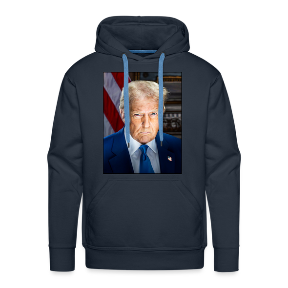 TRUMp Official Portrait Hoodie - navy