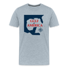 Official Gulf of America T-Shirt - heather ice blue