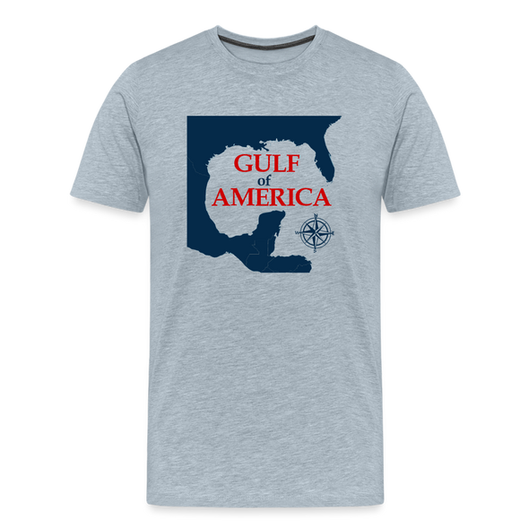 Official Gulf of America T-Shirt - heather ice blue