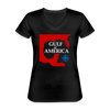 Women's Gulf of America V-Neck - black