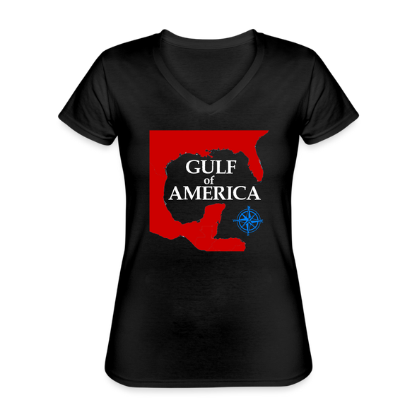 Women's Gulf of America V-Neck - black