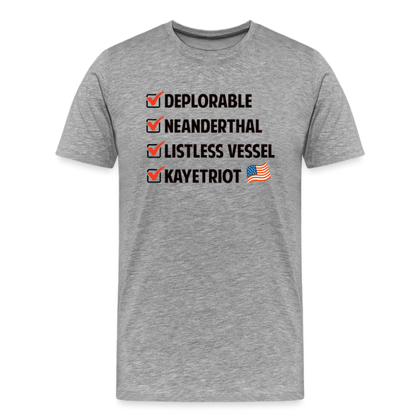 Listeless Vessel Men's T-Shirt - heather gray
