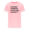 Listeless Vessel Men's T-Shirt - pink