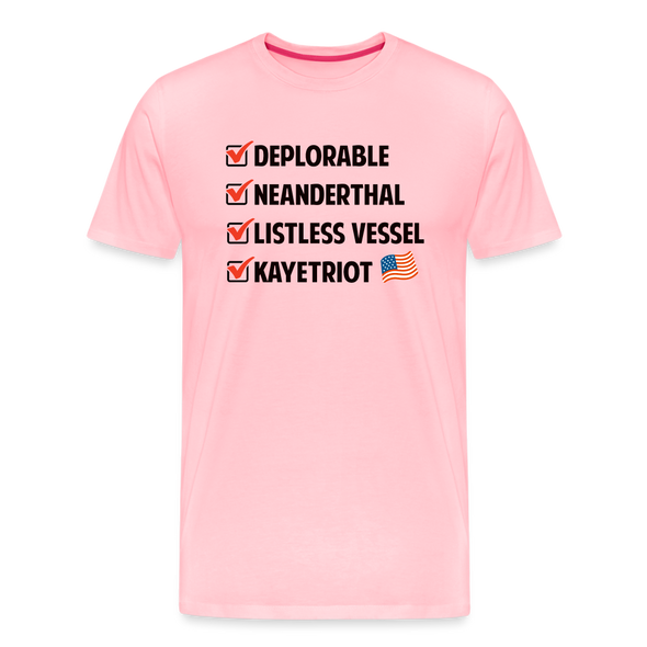 Listeless Vessel Men's T-Shirt - pink