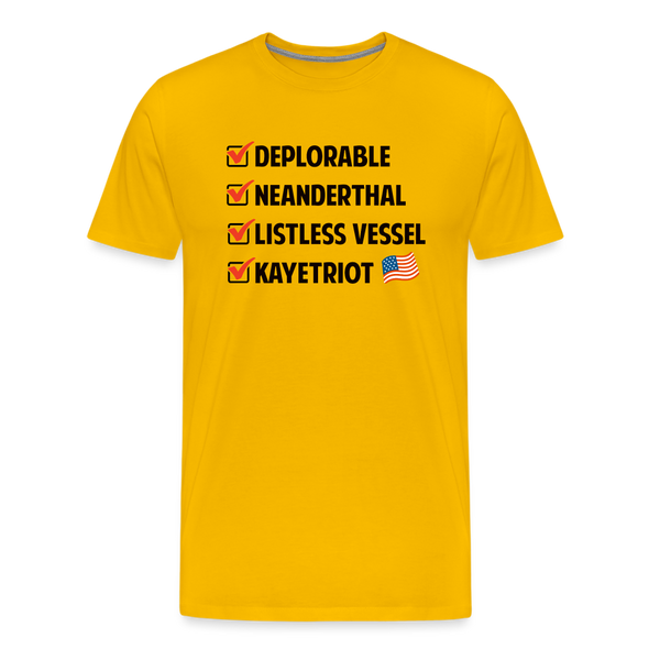 Listeless Vessel Men's T-Shirt - sun yellow
