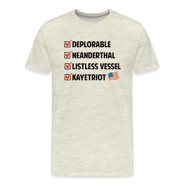 Listeless Vessel Men's T-Shirt - heather oatmeal