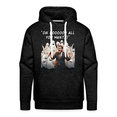 Boo All You Want Hoodie! - charcoal grey