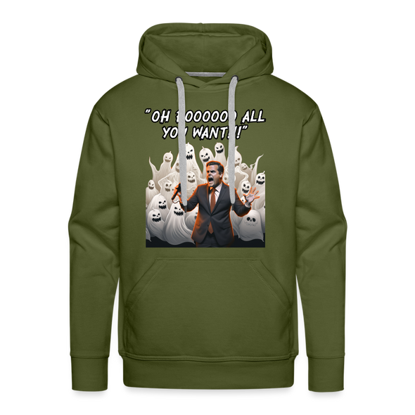 Boo All You Want Hoodie! - olive green