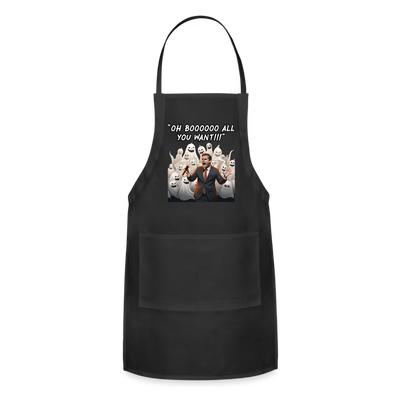 Boo All You Want Apron - black