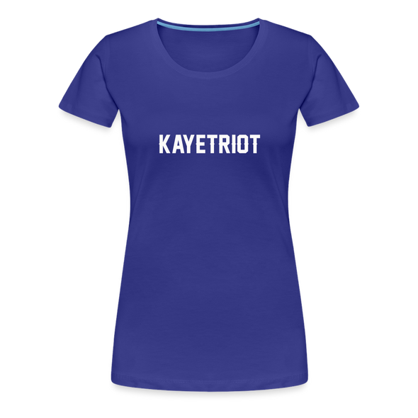 Women's KAYETRIOT Tee - royal blue