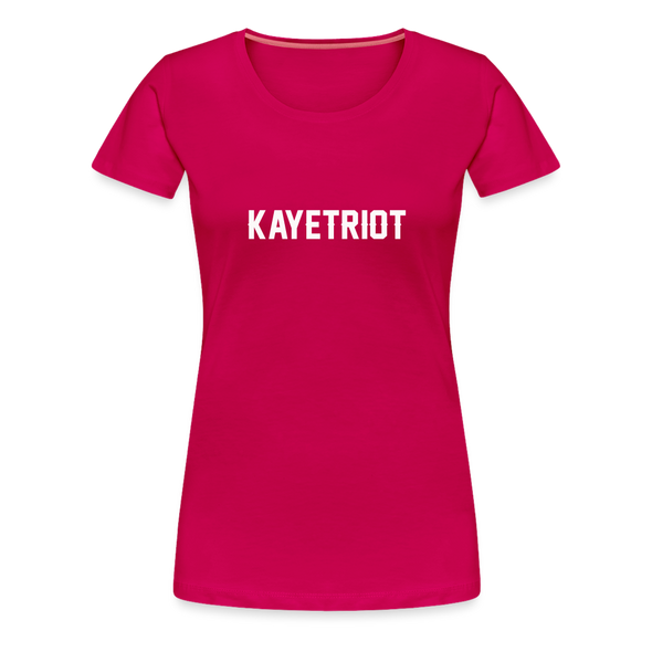 Women's KAYETRIOT Tee - dark pink