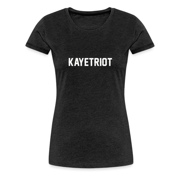 Women's KAYETRIOT Tee - charcoal grey