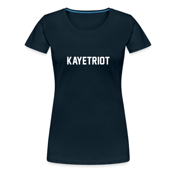 Women's KAYETRIOT Tee - deep navy