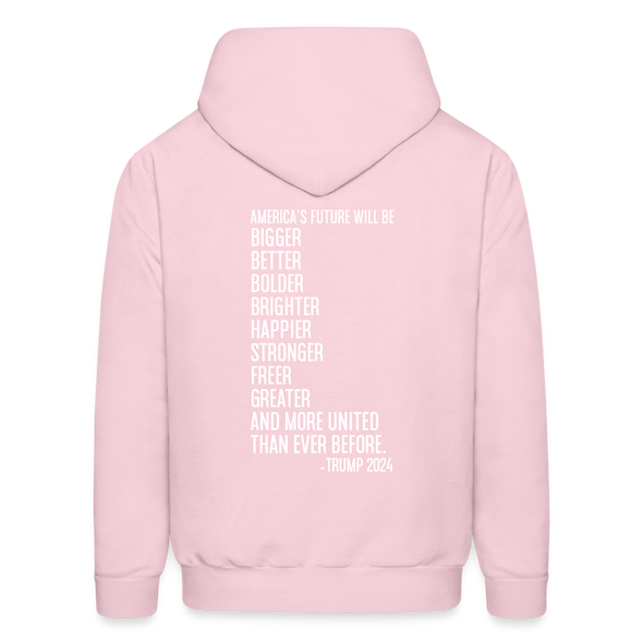 Brighter Future Signature Hoodie - pale pink