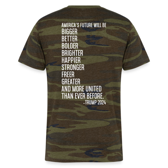 Brighter Future Camo Tee - green camo