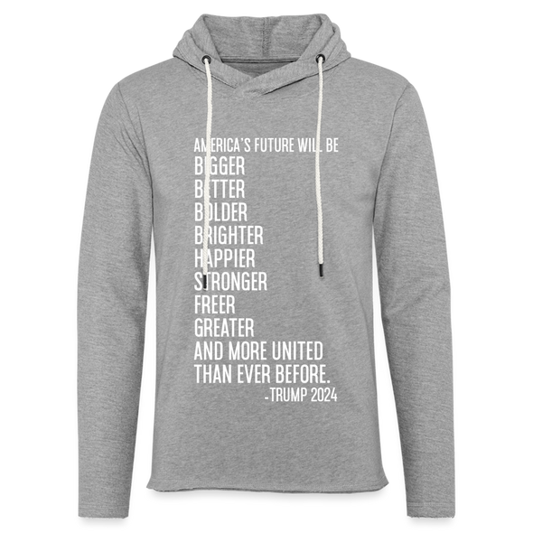 Brighter Future Signature Terry Hoodie - heather gray