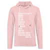 Brighter Future Signature Terry Hoodie - cream heather pink