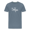 Mark Kaye Signature Tee - steel blue