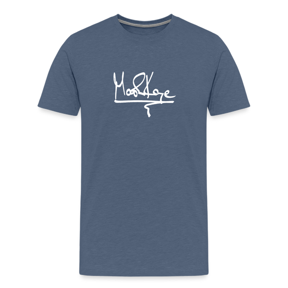 Mark Kaye Signature Tee - heather blue