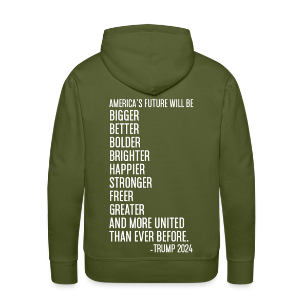 Brighter Future Men's Hoodie - olive green