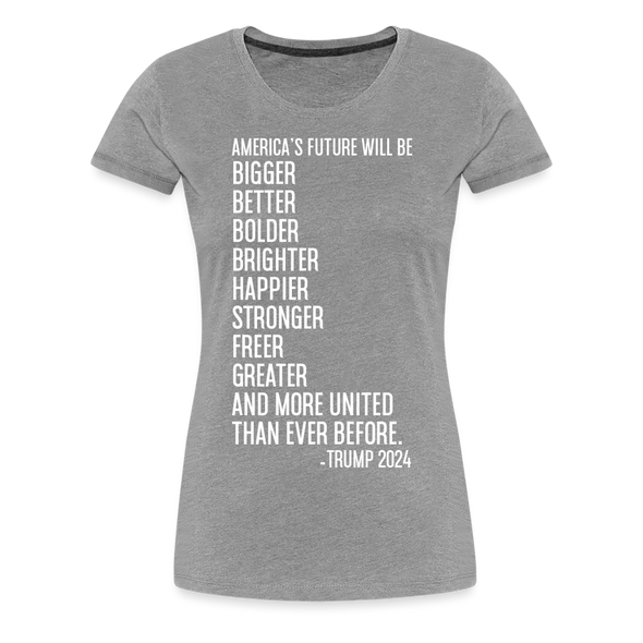 Women's Brighter Future Tee - heather gray