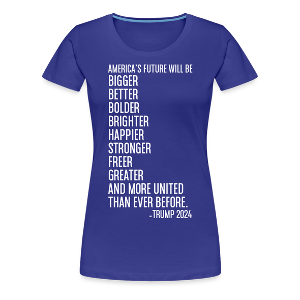 Women's Brighter Future Tee - royal blue