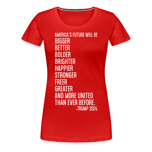 Women's Brighter Future Tee - red