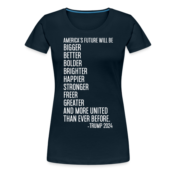 Women's Brighter Future Tee - deep navy