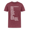 Brighter Future Tee - heather burgundy