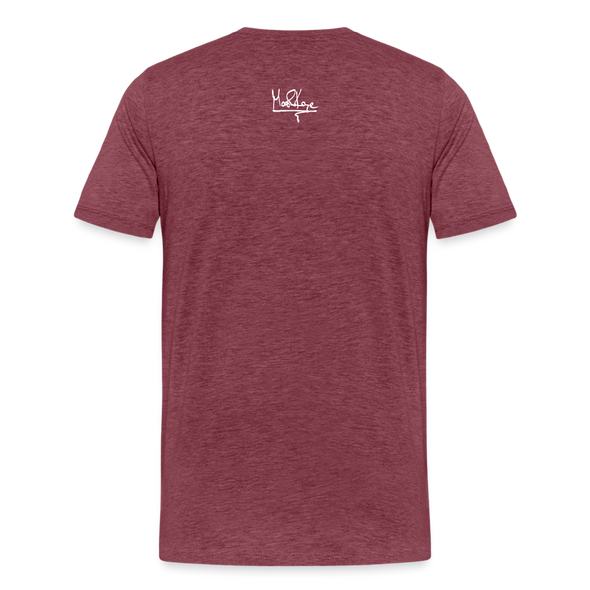 Brighter Future Tee - heather burgundy