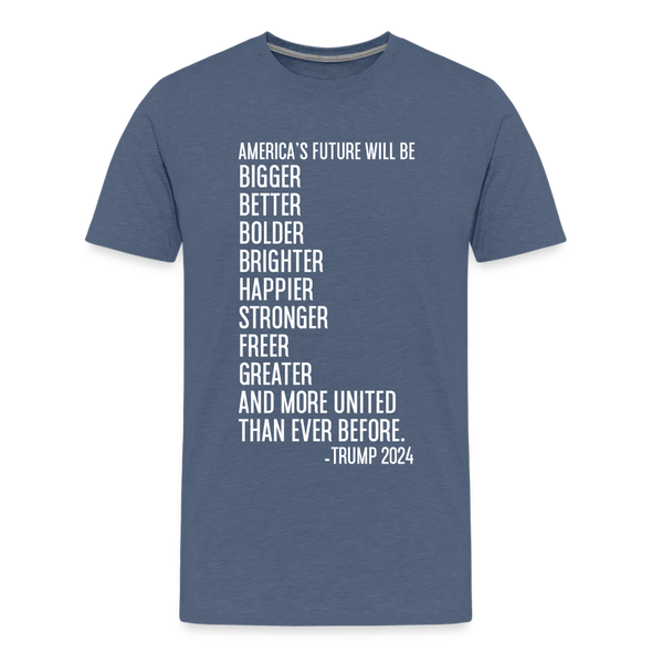 Brighter Future Tee - heather blue