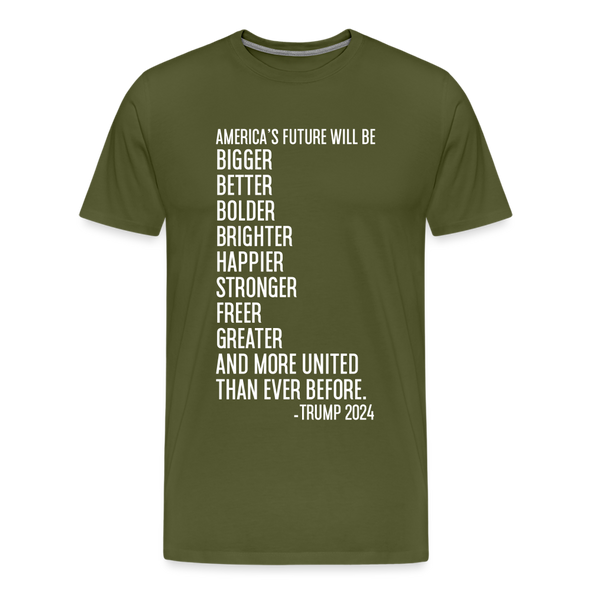 Brighter Future Tee - olive green