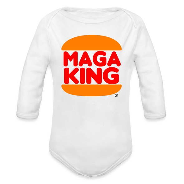 Maga King Baby Onesie - white