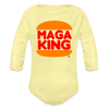 Maga King Baby Onesie - washed yellow