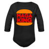 Maga King Baby Onesie - black