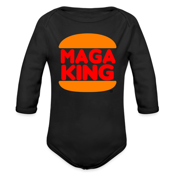 Maga King Baby Onesie - black