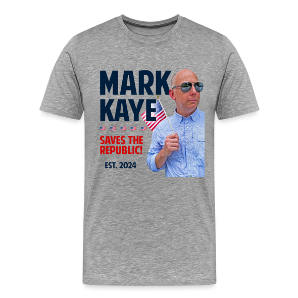 Mark Kaye Saves the Republic Official Tee - heather gray