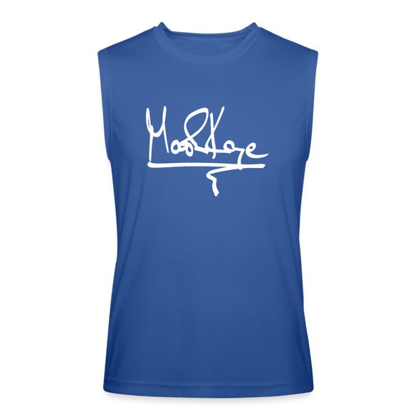 Men’s Performance Signature Sleeveless - royal blue