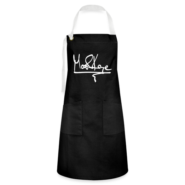 Signature Artisan Apron - black/white