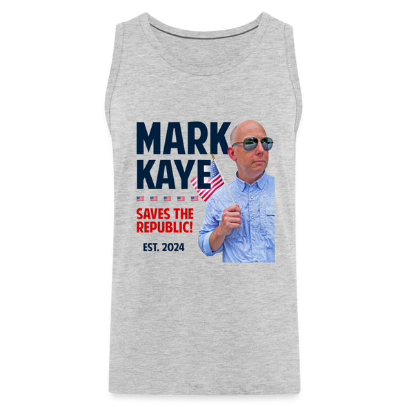 Mark Kaye Saves the Republic Men's Tank - heather gray