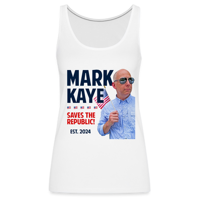 Mark Kaye Saves the Republic Women's Tank - white