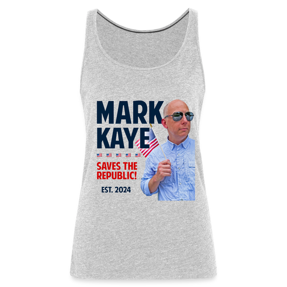 Mark Kaye Saves the Republic Women's Tank - heather gray