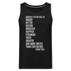 Men's Brighter Future Tank Top - black